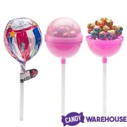 Mega Lollipops Giant Suckers: 6-Piece Display -Candy Store mega lollipops giant suckers 6 piece display candy warehouse 6