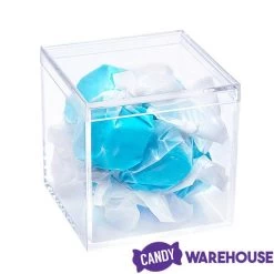 Mini Acrylic Favor Boxes - 5-Ounce Cube With Lid: 12-Piece Set -Candy Store mini acrylic favor boxes 5 ounce cube with lid 12 piece set candy warehouse 3