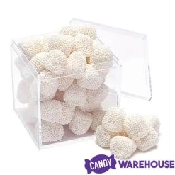 Mini Acrylic Favor Boxes - 5-Ounce Cube With Lid: 12-Piece Set -Candy Store mini acrylic favor boxes 5 ounce cube with lid 12 piece set candy warehouse 5
