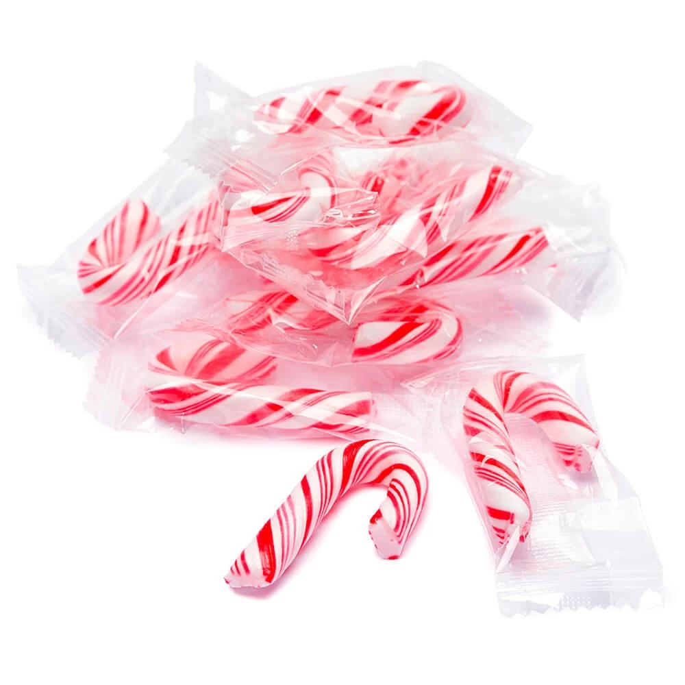 Mini Candy Canes - Red And White: 100-Piece Tub 3 Mini Candy Canes - Red And White: 100-Piece Tub