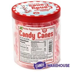 Mini Candy Canes - Red And White: 45-Piece Jar 16 Mini Candy Canes - Red And White: 45-Piece Jar -Candy Store mini candy canes red and white 45 piece jar candy warehouse 6