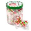 Mini Candy Canes - Red, Green, And White: 45-Piece Jar -Candy Store mini candy canes red green and white 45 piece jar candy warehouse 1