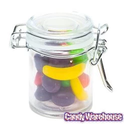 Mini Glass Favor Jars - 1.25-Ounce Canning Jar With Swing Top: 12-Piece Set -Candy Store mini glass favor jars 1 25 ounce canning jar with swing top 12 piece set candy warehouse 3