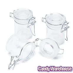 Mini Glass Favor Jars - 1.25-Ounce Canning Jar With Swing Top: 12-Piece Set -Candy Store mini glass favor jars 1 25 ounce canning jar with swing top 12 piece set candy warehouse 5