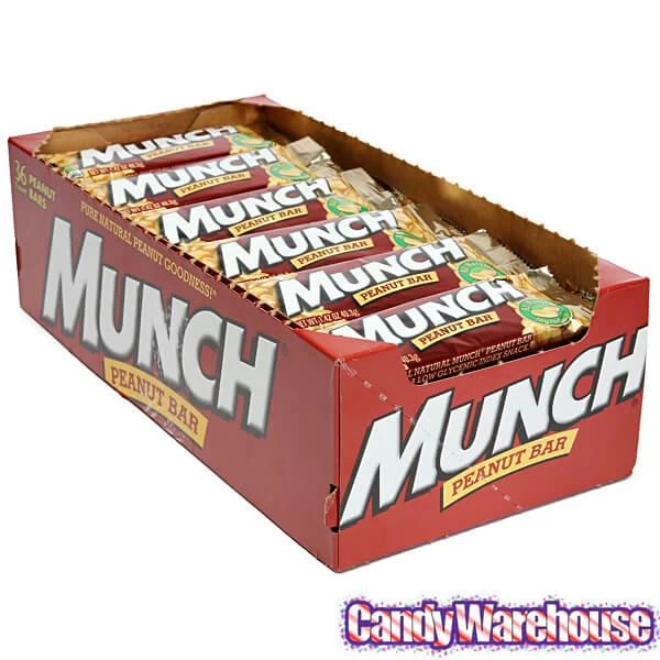 Munch Nut Candy Bars: 36-Piece Box 5 Munch Nut Candy Bars: 36-Piece Box - Image 3