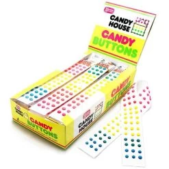 Necco Candy Buttons Strips - Wrapped: 24-Piece Box