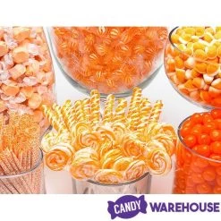 Orange Candy Bar Table Assortment -Candy Store orange candy bar table assortment candy warehouse 3
