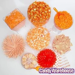 Orange Candy Buffet Kit: 25 To 50 Guests -Candy Store orange candy buffet kit 25 to 50 guests candy warehouse 5