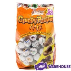 Palmer Creepy Peepers Filled Chocolate Eyeballs: 86-Piece Bag -Candy Store palmer creepy peepers filled chocolate eyeballs 86 piece bag candy warehouse 2 de496529 fd35 448e a8a2 00a7ebab8ca1