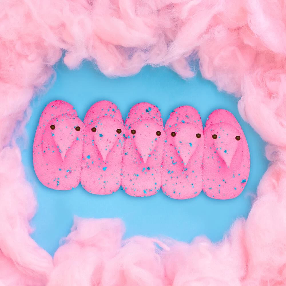 Peeps Marshmallow Chicks Candy - Cotton Candy: 5-Piece Pack 4 Peeps Marshmallow Chicks Candy - Cotton Candy: 5-Piece Pack - Image 2