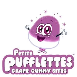 Petite Pufflettes Gummy Bites - Grape: 16-Ounce Bag -Candy Store petite pufflettes gummy bites grape 16 ounce bag candy warehouse 3