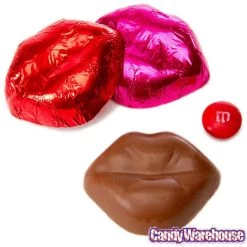 Pink & Red Foiled Chocolate Lips: 4LB Bag 7 Pink & Red Foiled Chocolate Lips: 4LB Bag -Candy Store pink and red foiled chocolate lips 4lb bag candy warehouse 3 fc0528bb 16c6 424b b548 319bd1d53cb9