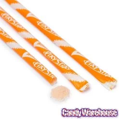 Pixy Stix Candy Powder Straws - Orange: 50-Piece Bag -Candy Store pixy stix candy powder straws orange 50 piece bag candy warehouse 3