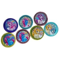 Rainbow Unicorn Foiled Milk Chocolate Coins In Mesh Bags: 18-Piece Box -Candy Store rainbow unicorn foiled milk chocolate coins in mesh bags 18 piece box candy warehouse 4