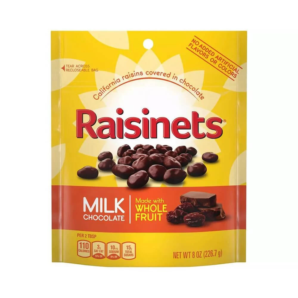Raisinets Milk Chocolate Raisins Candy: 8-Ounce Bag 7 Raisinets Milk Chocolate Raisins Candy: 8-Ounce Bag - Image 5