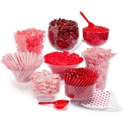 Red Candy Buffet Kit: 25 To 50 Guests