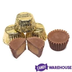 Reese's Peanut Butter Cups Miniatures - Gold: 200-Piece Bag -Candy Store reese s peanut butter cups miniatures gold 200 piece bag candy warehouse 5