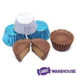 Reeses Peanut Butter Cups Color Combo - Light Blue And White: 400-Piece Box -Candy Store reeses peanut butter cups color combo light blue and white 400 piece box candy warehouse 3