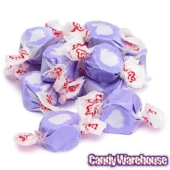 Salt Water Taffy - Huckleberry: 2.5LB Bag -Candy Store salt water taffy huckleberry 2 5lb bag candy warehouse 4