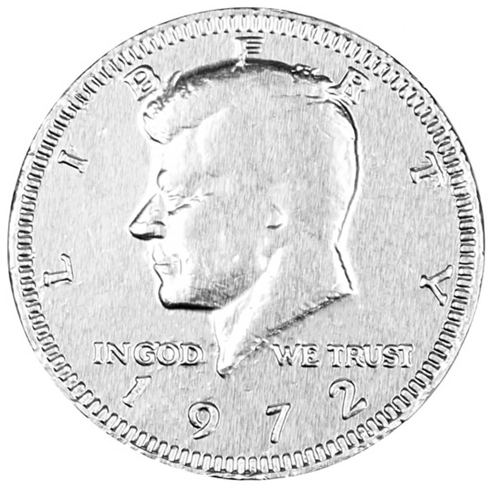 Silver Foiled Milk Chocolate Coins: 1LB Bag 3 Silver Foiled Milk Chocolate Coins: 1LB Bag