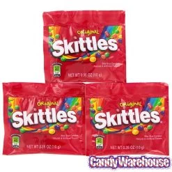 Skittles Candy Fun Size Packs: 100-Piece Box -Candy Store skittles candy fun size packs 100 piece box candy warehouse 5