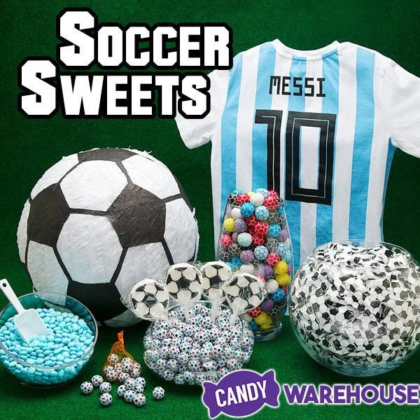 Soccer Balls Bubblegum: 1KG Bag 4 Soccer Balls Bubblegum: 1KG Bag - Image 2