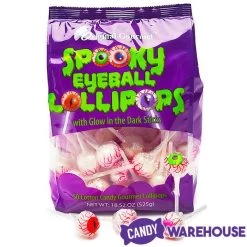 Spooky Eyeball Lollipops: 50-Piece Bag -Candy Store spooky eyeball lollipops 50 piece bag candy warehouse 4