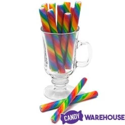 Squire Boone Rainbow Candy Stick Straws: 48-Piece Box -Candy Store squire boone rainbow candy stick straws 48 piece box candy warehouse 3