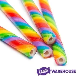Squire Boone Rainbow Candy Stick Straws: 48-Piece Box -Candy Store squire boone rainbow candy stick straws 48 piece box candy warehouse 4