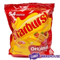 Starburst Fruit Chews Candy: 3LB Bag -Candy Store starburst fruit chews candy 3lb bag candy warehouse 6