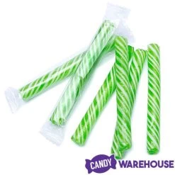 Sweet Spindles Mini Hard Candy Sticks - Lime: 50-Piece Jar -Candy Store sweet spindles mini hard candy sticks lime 50 piece jar candy warehouse 3