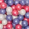 SweetWorks Unicorn Gumballs Color Combo - Lavender, Pink, And White: 6LB Box -Candy Store sweetworks unicorn gumballs color combo lavender pink and white 6lb box candy warehouse 1