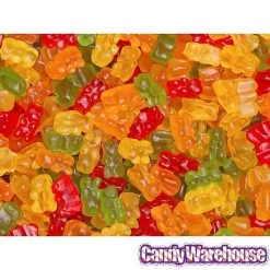 Tiny Gummy Bears Candy: 5LB Bag -Candy Store tiny gummy bears candy 5lb bag candy warehouse 6