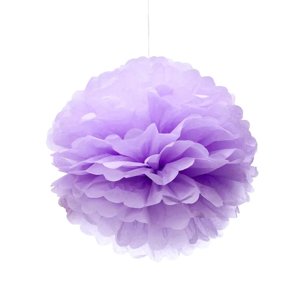Tissue Paper 14-Inch Pom Pom - Lavender 3 Tissue Paper 14-Inch Pom Pom - Lavender