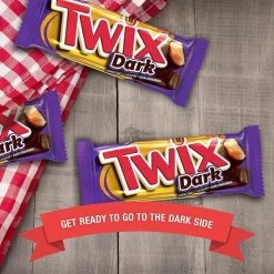 Twix Dark Chocolate Candy Bars: 36-Piece Box -Candy Store twix dark chocolate candy bars 36 piece box candy warehouse 4
