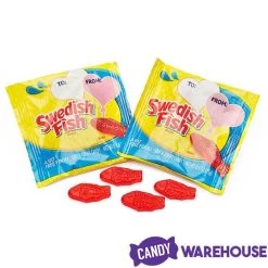 Valentine Swedish Fish Candy Treat Size Packs: 25-Piece Bag -Candy Store valentine swedish fish candy treat size packs 25 piece bag candy warehouse 4