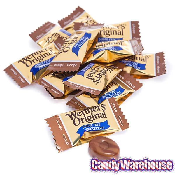 Werther's Original Sugar Free Caramel Chocolate Hard Candy: 1.75LB Box 6 Werther's Original Sugar Free Caramel Chocolate Hard Candy: 1.75LB Box - Image 4