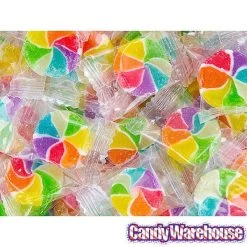 YumJunkie Rainbow Vortex Wheels Hard Candy: 5LB Bag -Candy Store yumjunkie rainbow vortex wheels hard candy 5lb bag candy warehouse 4