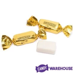 Zazers Gold Foiled Peach Chewy Candy: 1LB Bag -Candy Store zazers gold foiled peach chewy candy 1lb bag candy warehouse 2
